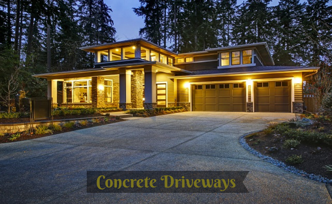 concrete driveway 