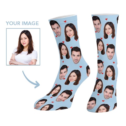 6. Cute Personalised Socks 